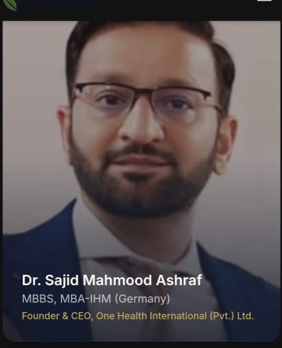 Dr. Sajid Mahmood Ashraf